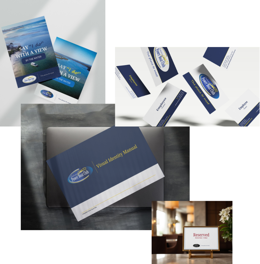 Caloundra power boat club marketing material
